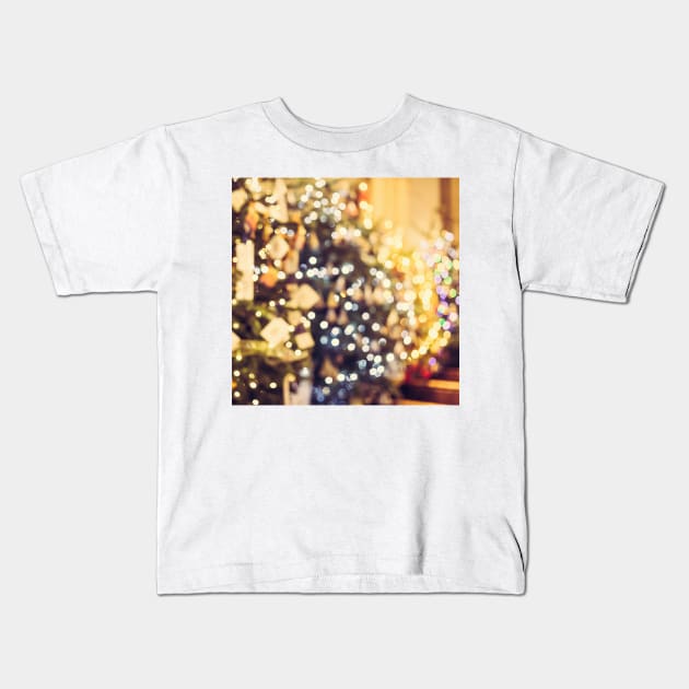 Christmas Tree Festival #1 Kids T-Shirt by Debra Cox 